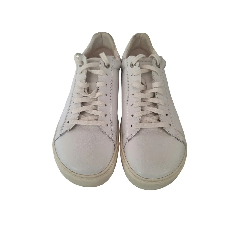 Birkenstock Bend Low White Leather Lace Sneakers EU41  US 10W/8,5M
